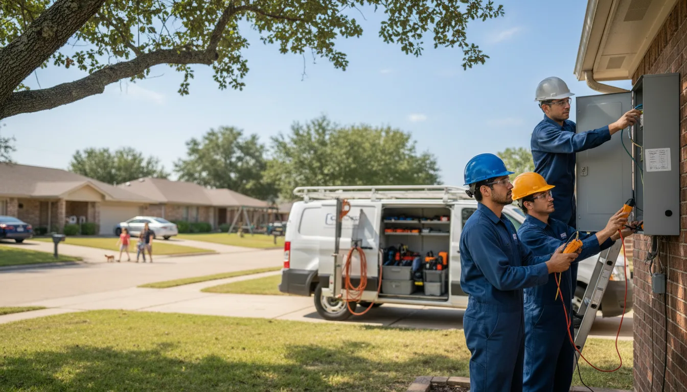 Certified electrician providing emergency electrical services in Pendergrass, GA